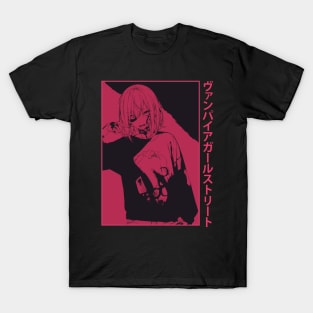 Street Vampire Anime Girl T-Shirt